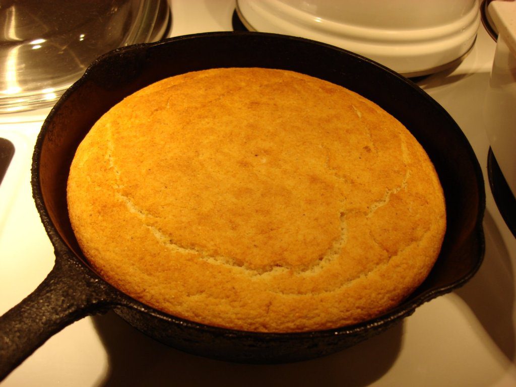 Northern cornbread and green beans Iowa Homestead preparedness and